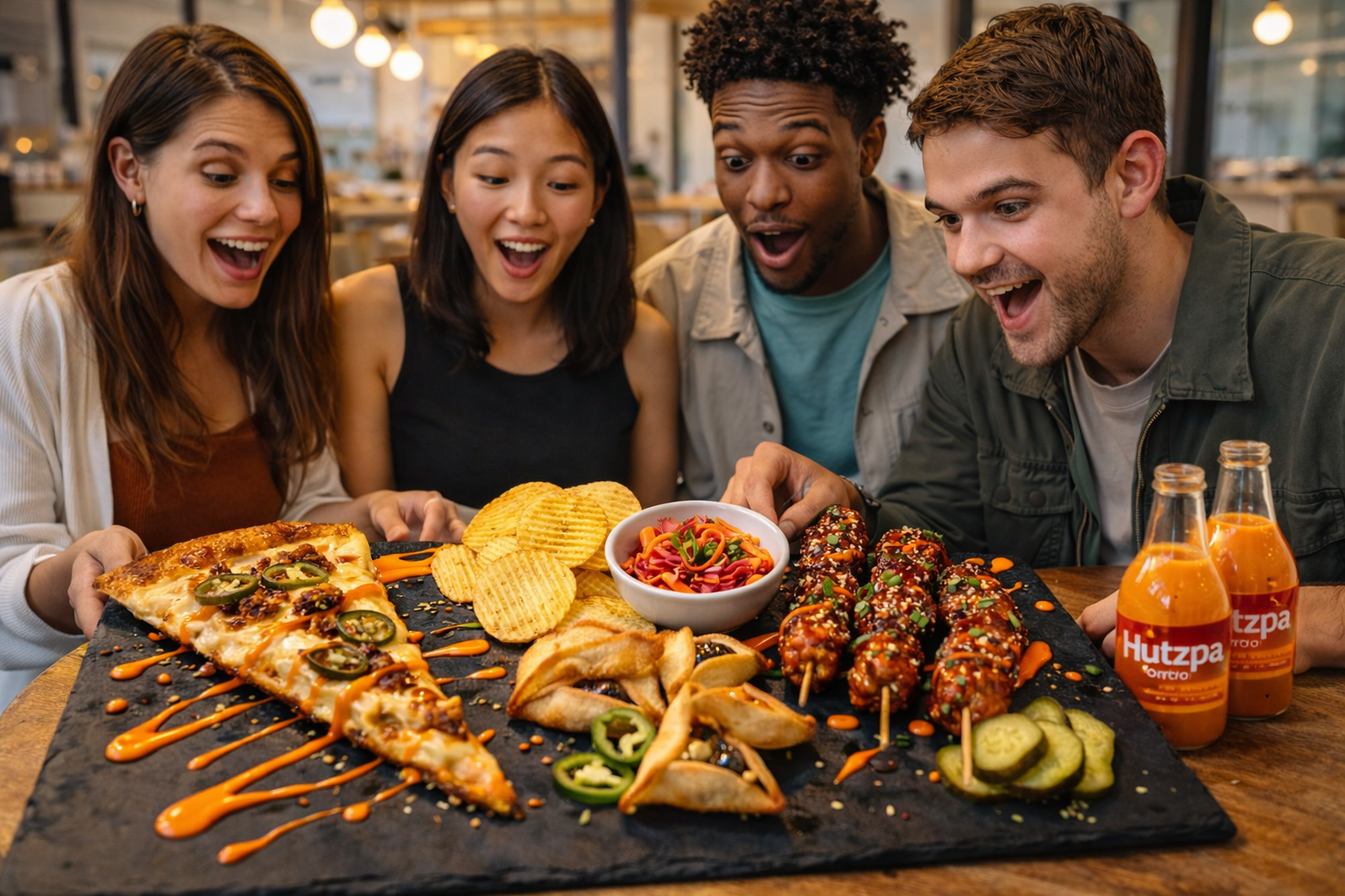 Kosher Funk — friends reacting to the rule-breaking platter