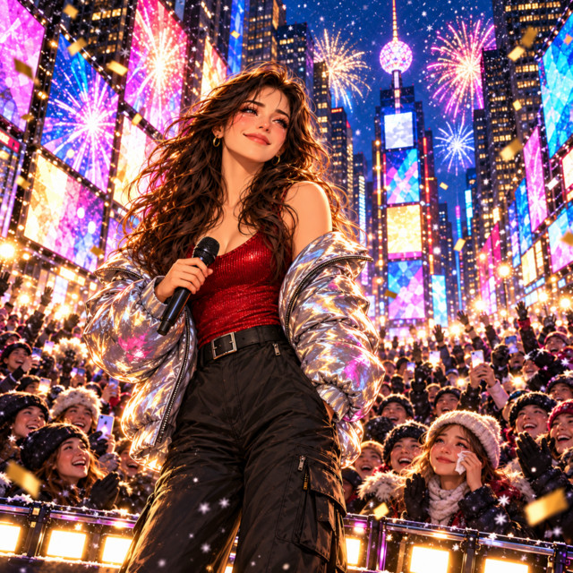 New Year on Times Square cover